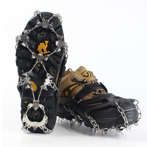 24齿户外冰爪雪地登山防滑