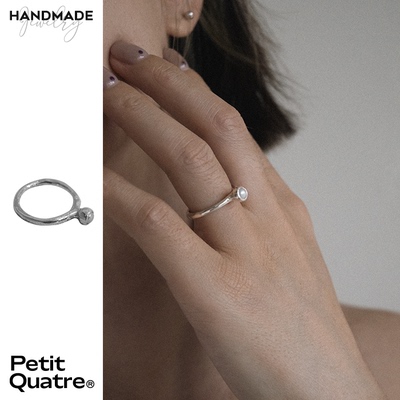 PetitQuatre男女银简约手工饰品