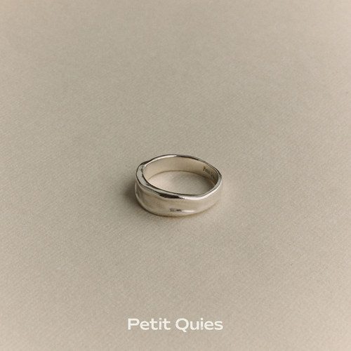 Petit Quies原创设计手工制925银素圈简约高级感戒指轻奢通勤