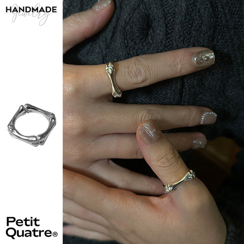 PetitQuatre男女银手工饰品