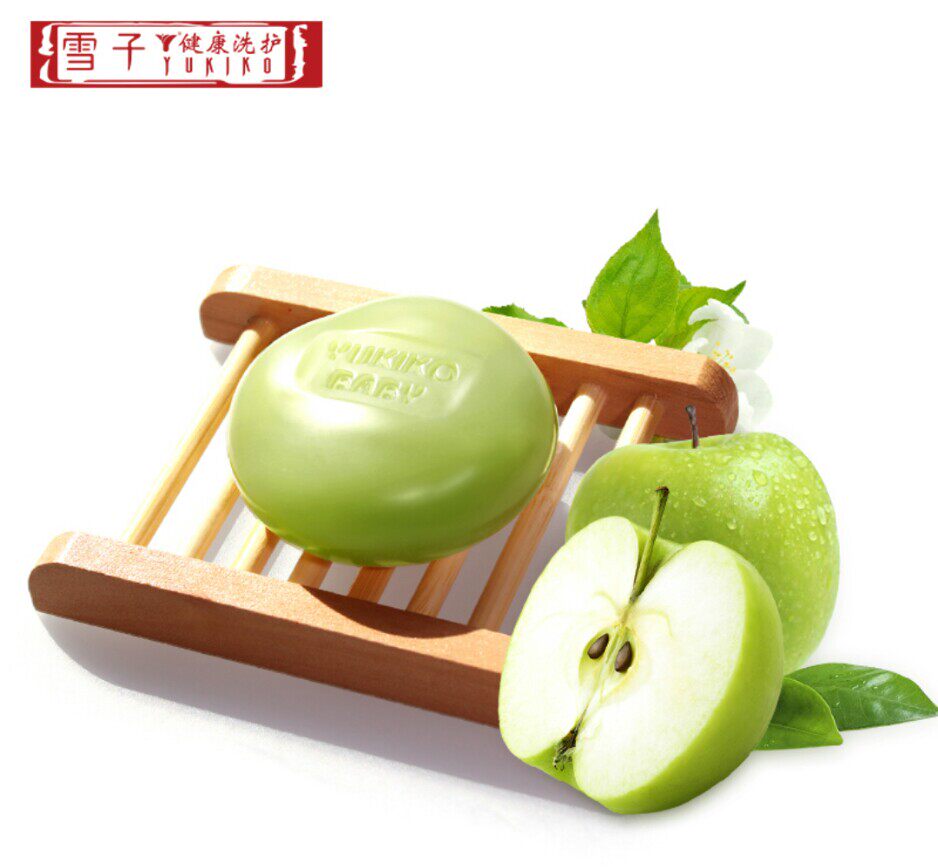 雪子婴儿手工皂(青苹果款)  天然有机 无添加 婴儿沐浴皂 孕妇