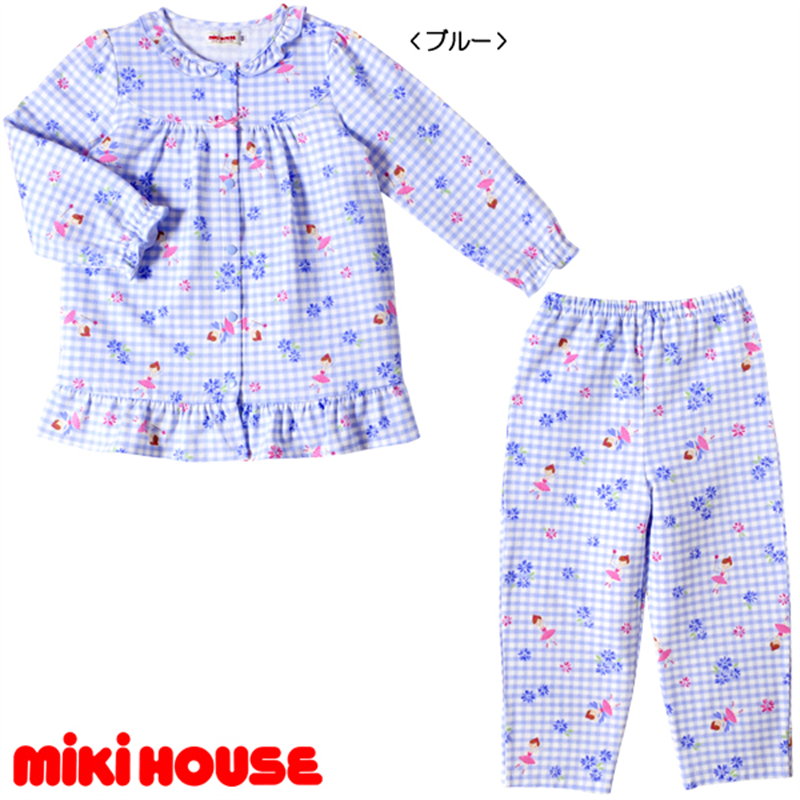 国现绝版特价代购mikihouse丽娜长袖睡衣家居服套装11-7308-978