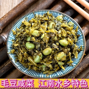 周庄咸菜毛豆菜苋阿婆菜小包装 下饭菜酱菜早餐小菜60g上海小酱园