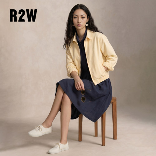 R2W美式纯棉牛津纺短夹克