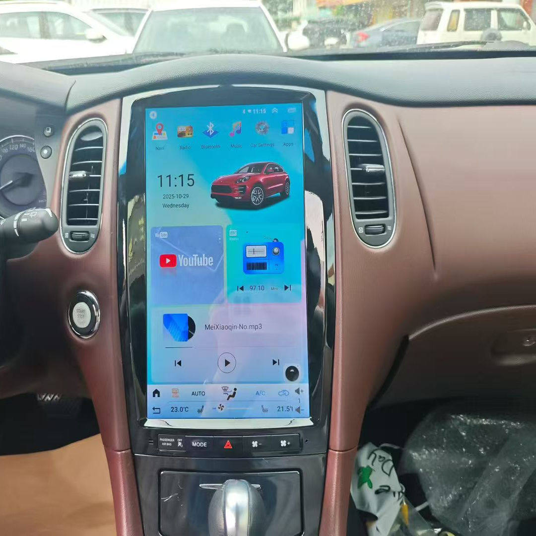 适用于英菲尼迪QX50/EX25/EX35竖屏导航一体机中控显示屏360全景