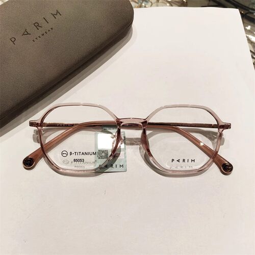 PARIM派丽蒙近视眼镜框超轻钛