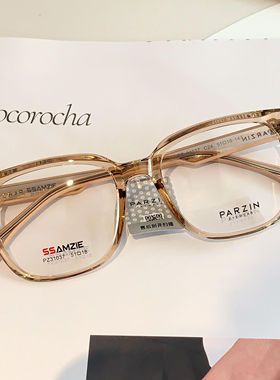 帕森轻盈简约TR90全框眼镜男女同款定制近视可配度数眼镜框 31037