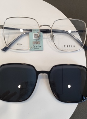 近视眼镜女可配度数派丽蒙眼镜男潮显脸小多边形眼镜框ins风96004