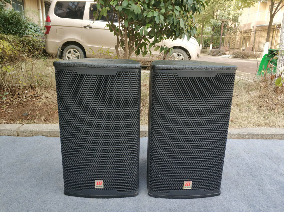 原装正品M.sound美声 KV-10 专业舞台音箱10寸卡拉OK音响二手音箱