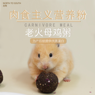 肉食主义辅食仓鼠金丝熊花枝鼠长肉孕期肉营养粉营养糊走南养老院