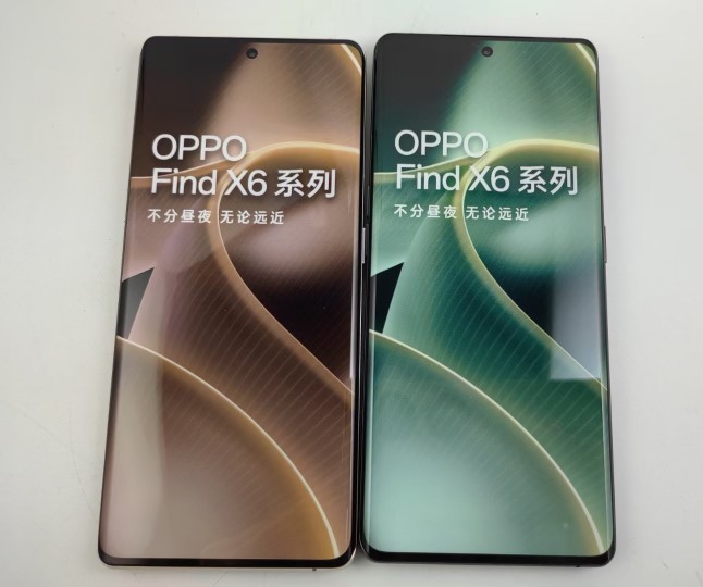 适用OPPO Find x6 pro/FINDX5 PRO黑屏上交手机模型展示样板机-封面