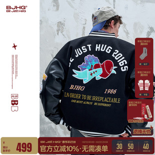 BJHG不计后果美式潮牌棒球羽绒服男款冬季新款加厚爆款羽绒服外套