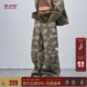复古宽松直筒伞兵裤 BJHG不计后果做旧工装 女 春季 美式 迷彩裤 子男款