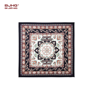 新款 BJHG不计后果撞色方巾男女款 设计感头巾百搭配饰 敦煌联名