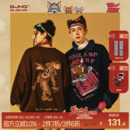 圆领卫衣男款 BJHG不计后果美式 冬情侣卫衣外套女 猫和老鼠联名