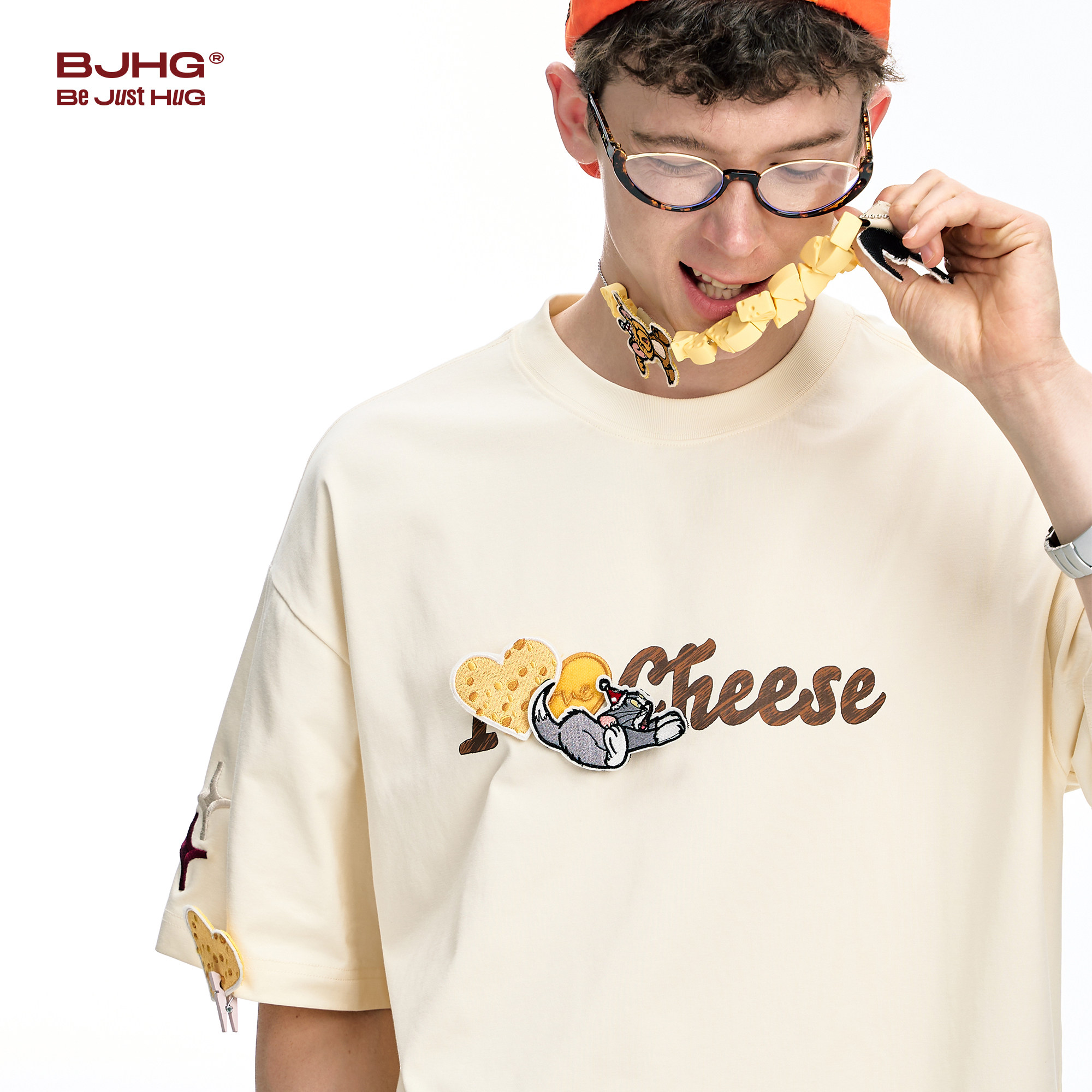 BJHG不计后果猫和老鼠联名贴贴t恤配饰趣味百搭设计感服装饰品,服饰配件/皮带/帽子/围巾,其他配件,淘宝优惠券,粉丝福利购,淘宝优惠卷