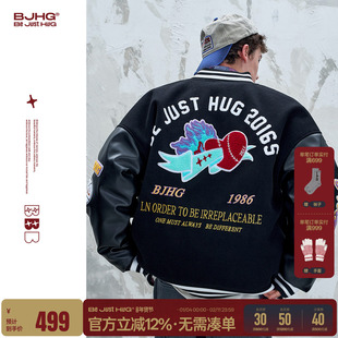 BJHG不计后果美式潮牌棒球羽绒服男款冬季新款加厚爆款羽绒服外套