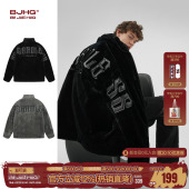 BJHG不计后果仿兔绒毛绒棉服外套男装 加厚高级感座山雕棉衣女 冬季