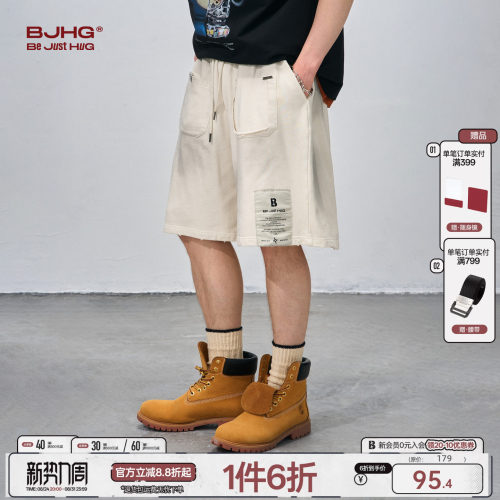 BJHG美式男士短裤夏季2026新款