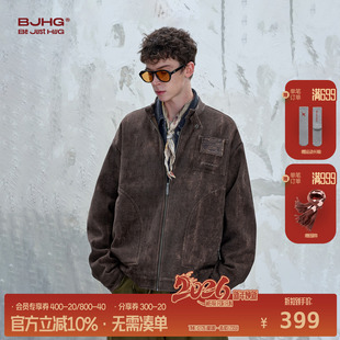 美式 冬季 潮牌街头痞帅休闲夹克上衣 外套男款 BJHG不计后果复古工装