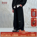 复古休闲裤 裤 子男款 宽松直筒垂感西装 女 秋冬新款 BJHG不计后果美式