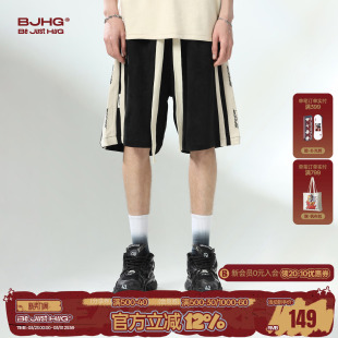 运动短裤 五分裤 男款 宽松撞色休闲潮牌薄款 子 夏季 BJHG不计后果美式