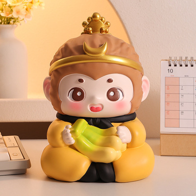 卡通西游悟空搪胶存钱罐儿童礼物