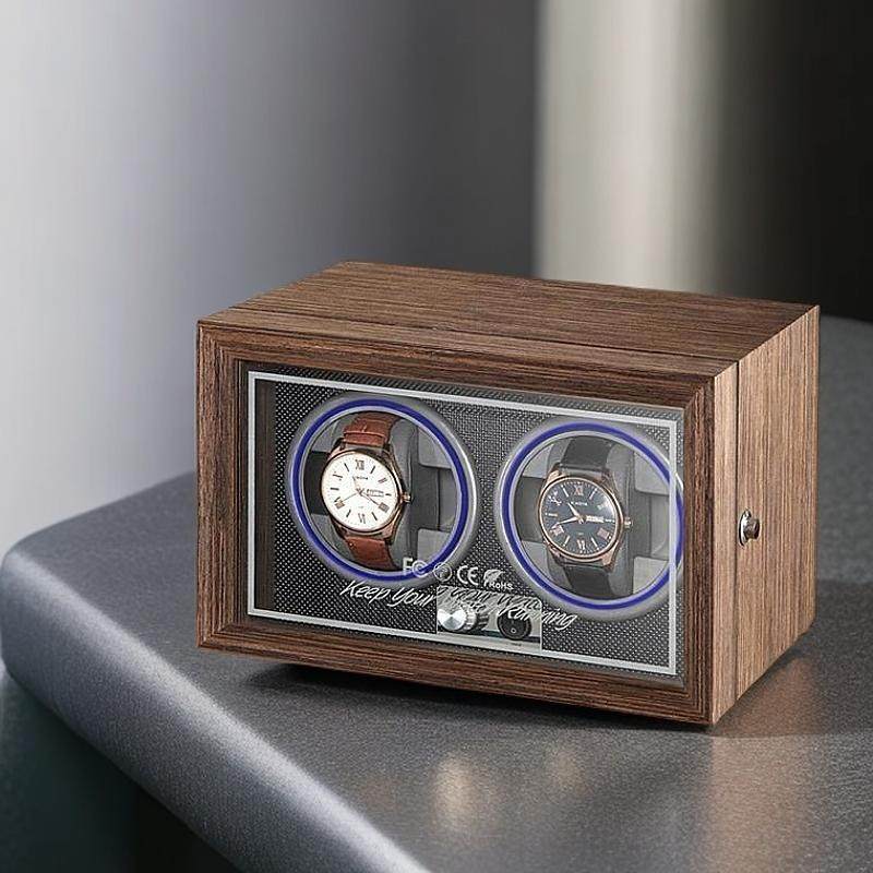 家用立式摇表器双表手表机械手表上链器晃表器自动带氛围灯侧优选