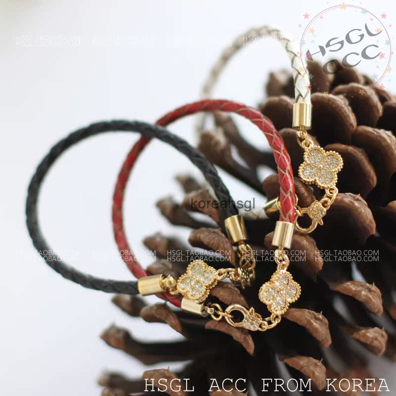 韩国东大门2025新款四叶草手链