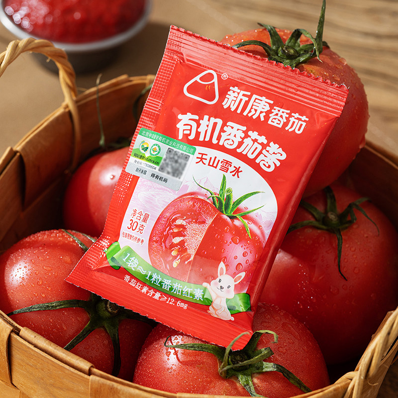新康新疆有机番茄酱30g袋装图片