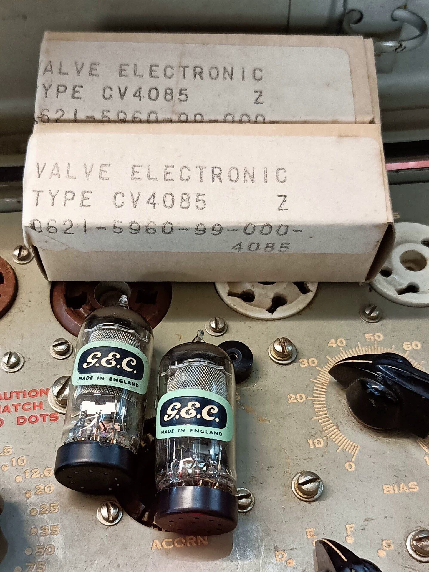 gec cv4085 ef86电子管议价出售