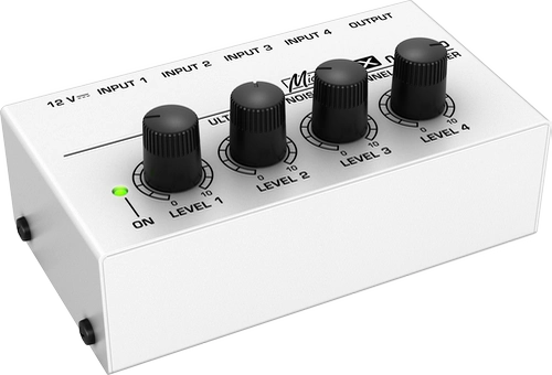 MX400 4 -мильная миксера смеситель малый микширование 4 Микшерный канал Смешанный аудио микшер