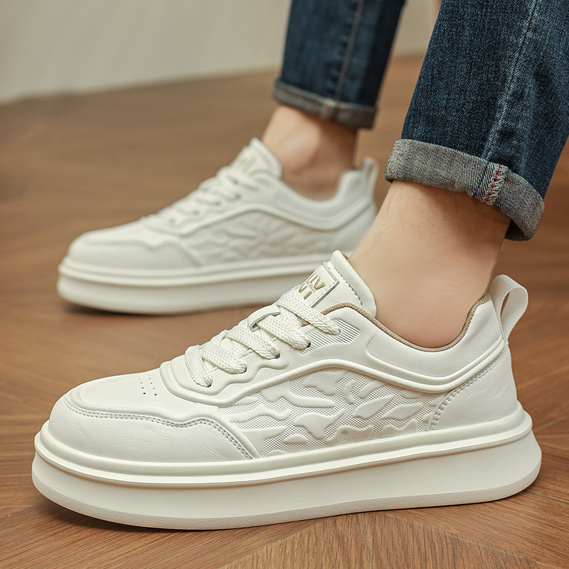男士小白鞋新款厚底百搭休闲板鞋