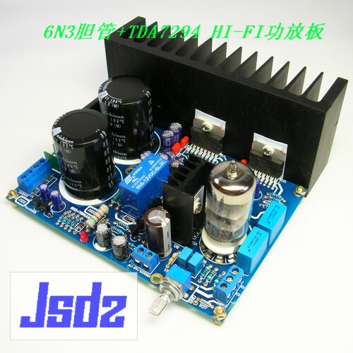 6N3 胆前级 胆缓冲+TDA7294功放板 套件 成品 超LM3886 TDA7293