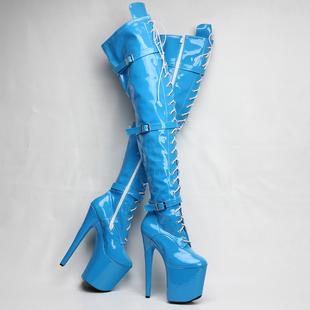 (38码捡漏区)大码扮装超高跟异形舞台高跟靴鞋现货收藏关注