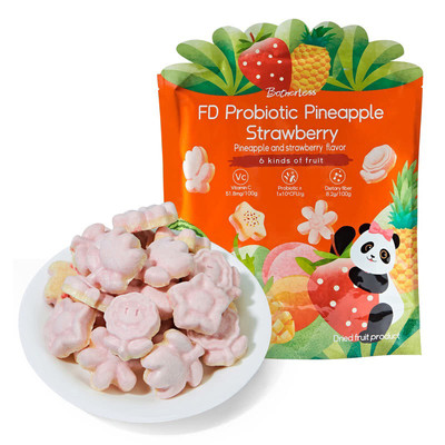 山姆代购冻干益生菌凤梨莓莓15g*14包富含6种水果粒冻干零食