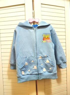0513断码特价100 120 m l亲子春秋季乐园版玩具 连帽拉链开衫外套