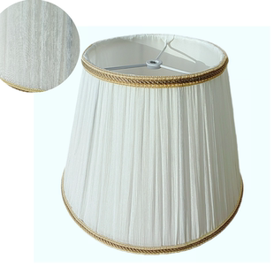 美式台灯灯罩卧室床头灯落地灯牛角叉支架布艺外壳罩diy灯具配件