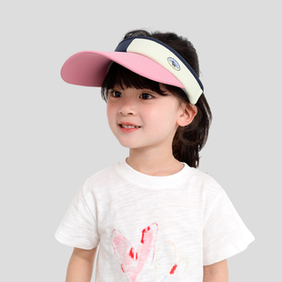 儿童帽子鸭舌帽春夏季 女童防晒空顶帽棒球帽男童遮阳帽宝宝太阳帽