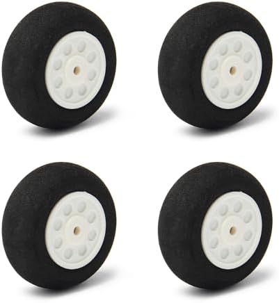 Yinpecly RC Car Wheel 40mm Dia Sponge RC Drift Cars Tires Se