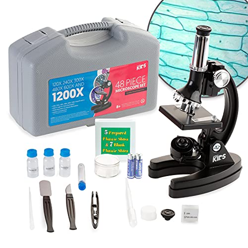 AmScope-KIDS M30-ABS-KT1 Beginner Microscope Kit  LED and Mi 农机/农具/农膜 其它农用工具 原图主图