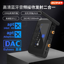 MR265蓝牙音频接收发射二合一aptX AD无线音乐光纤同轴适配收发器