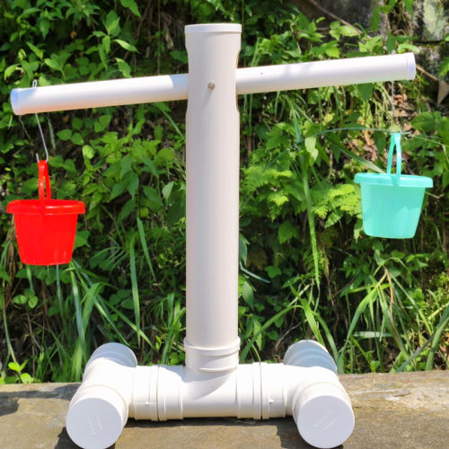 幼儿园沙水池玩沙pvc天平diy玩具