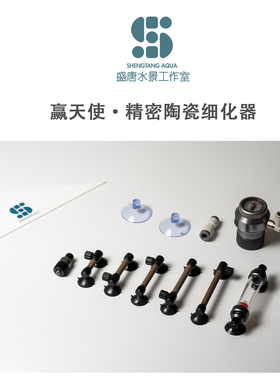 赢天使INTENSE精密陶瓷二氧化碳细化器水草鱼缸CO2扩散桶缸内超细