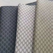 PVC小8字纹印花皮革面料箱包手袋皮带墙面软硬包人造皮手工DIY