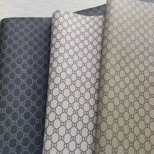 印花小8字纹PVC皮革面料人造革PU