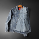 2026春装新款男士休闲牛仔夹克衫外套兰色工装款N912P138，男装夹克，电商D230