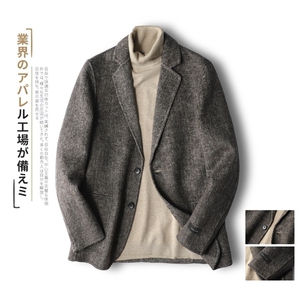 2022阿尔巴卡男士双面羊绒夹克西服外套毛呢大衣 Y8666P315控498图片