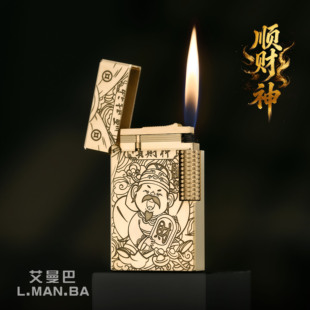顺财神 顺风顺水黄铜机 艾曼巴 L.MANBA
