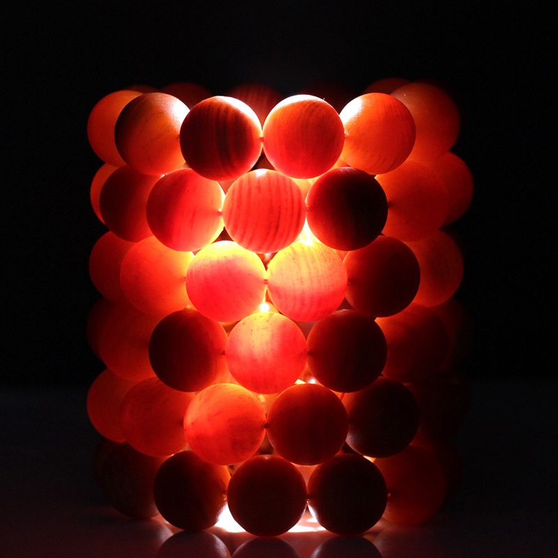 供应 帝王血龙木手串20mm~08 108颗佛珠手链 会透光的木头